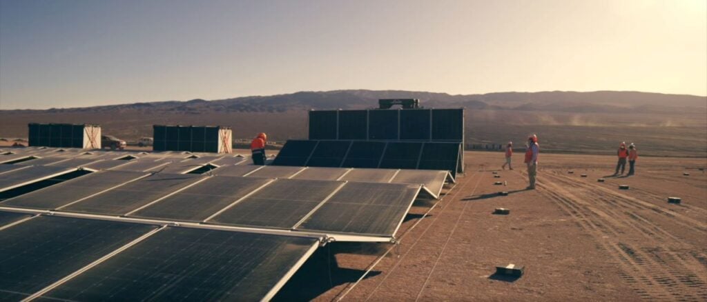 The 5B Maverick being unfolded in semi-autonomous deployment in Atacama, Chile