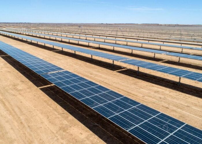 A large-scale solar PV plant in New South Wales, Australia. Image: RWE.