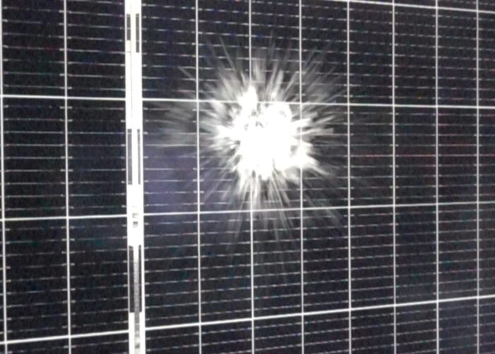 PVEL Hail Strike PV Module Testing