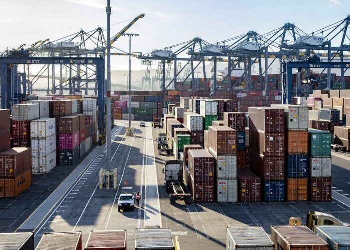 The US has been blocking the import of some solar imports from China since the UFLPA come into effect last June Image: Port of Los Angeles.