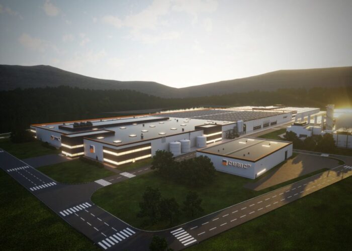 CubicPV has started the design for the facility, pictured, and is advanced discussions for the location of the plant. Image: CubicPV.